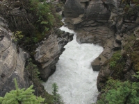 The water carved the canyon